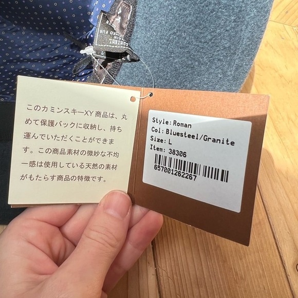 NWT Kaminski XY Bluesteel/Graphite Fur Felt Hat - Picture 9 of 10